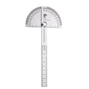 Stainless Steel 180 degree Protractor Angle Finder Rotary Measuring Ruler A