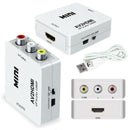 3 RCA to HDMI Converter Composite AV CVBS Video Adapter 1080p For Wii NES SNES