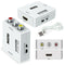 3 RCA to HDMI Converter Composite AV CVBS Video Adapter 1080p For Wii NES SNES