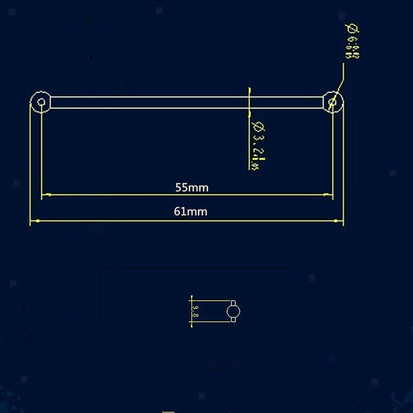 4 Piece 02003 Black F/R Dogbone Shift For HSP 1:10 Buggy 94123 94122 94103