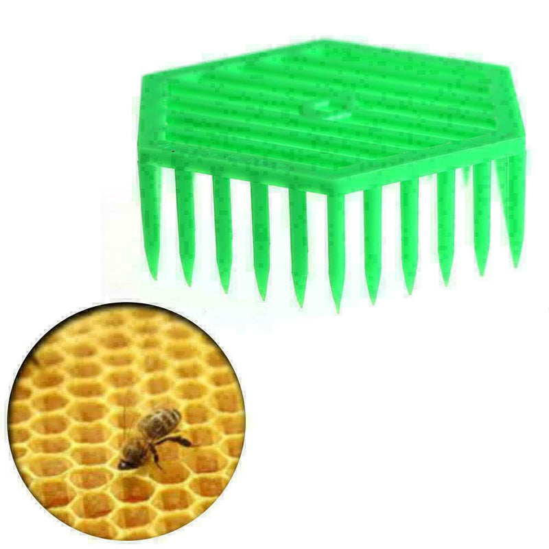 1Pc Plastic Green Queen Marker Cage Clip Bee Catcher Beekeeping Hot Tool Ne U4Z0