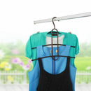 Clothes Hanger 3 Layers Fishbone-shaped Clothes Hangers Space Saving Hanger