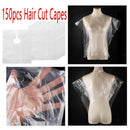 150 Pieces Salon Hair Cutting Cape Gowns Hair Dyeing Barber Apron 64x84cm