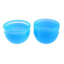 Small Size Blue Hair Dye Cup Double Scale Coloring Mixing Suction Bowl
