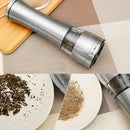 Stainless Steel Electric Salt Pepper Grinder Spice Sauce Mills Grinder Set