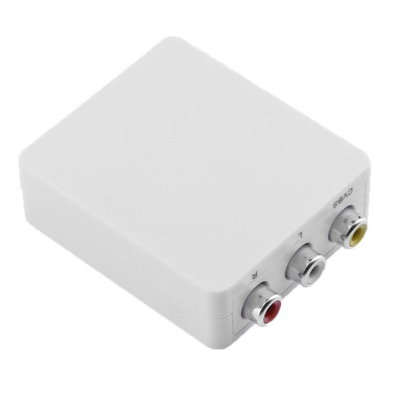 HDMI to RCA Video Audio Set-Top Box 1080P HDMI2AV Adapter Converter