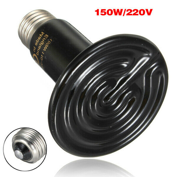 220V 150W Pet Ceramic Emitter Heated Appliances Reptile Heat Breeding Light
