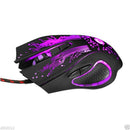 6 Buttons 5500 DPI USB LED Optical Wired Professional Gaming Mouse Mice For PC