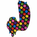 cartoon point number foil balloon for birthday Party Supplies Decoration ki