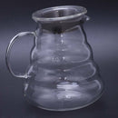 V60 Pour Over Glass Range Coffee Server Carafe Drip Coffee Pot Coffee KettleH6I3