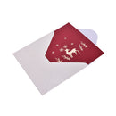3DUp Holiday Greeting Cards Deer Jesus Reindeer Christmas Thanksgiving S Hn