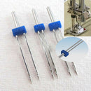 For Sewing Machine Three Pieces Stretch Twin Needles Double Needle Set DIY CHIC