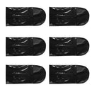 6pcs Hair Extension Wig Storage Bag Holder Case Dustproof Protector Black