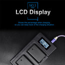 Home LED Indicator LCD Display Accessory Camera Digital Battery Charger for Sony