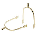 1 Pair Zinc Alloy Horse Spurs Equestrian Horse Riding Spurs for Men Golden