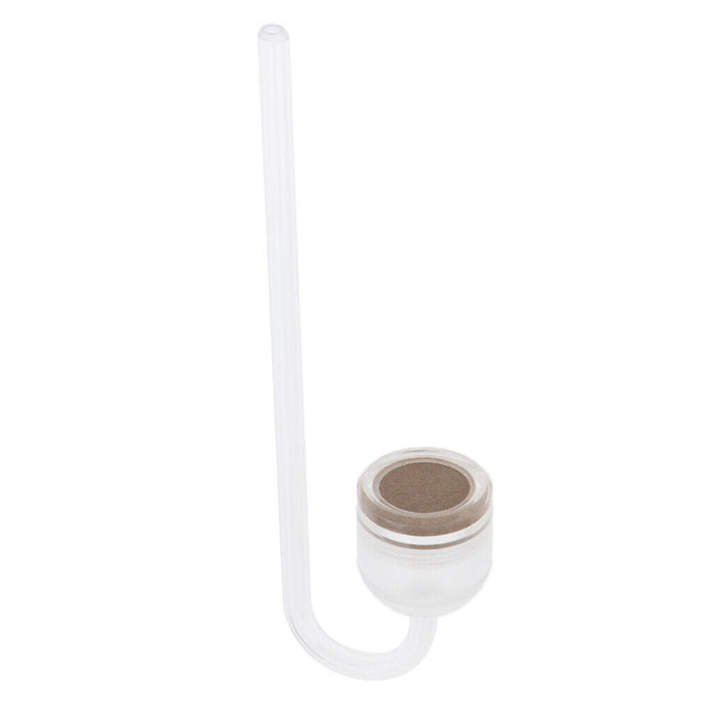 Aquarium Acrylic CO2 Diffuser Carbon Dioxide Atomizer Reactor Flat Bottom S