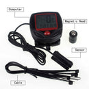 15-Functions Bicycle LCD Computer Waterproof Cycling Odometer Speedometer