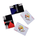 1pc red baccarat texas holdem plastic playing poker cards bridge gameTT