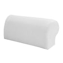4 Pair White Stretchy Sofa Armrest Covers Armchair Slipcovers Protector