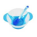 Children's tableware set baby temperature suction cup bowl temperature spoo M8N6