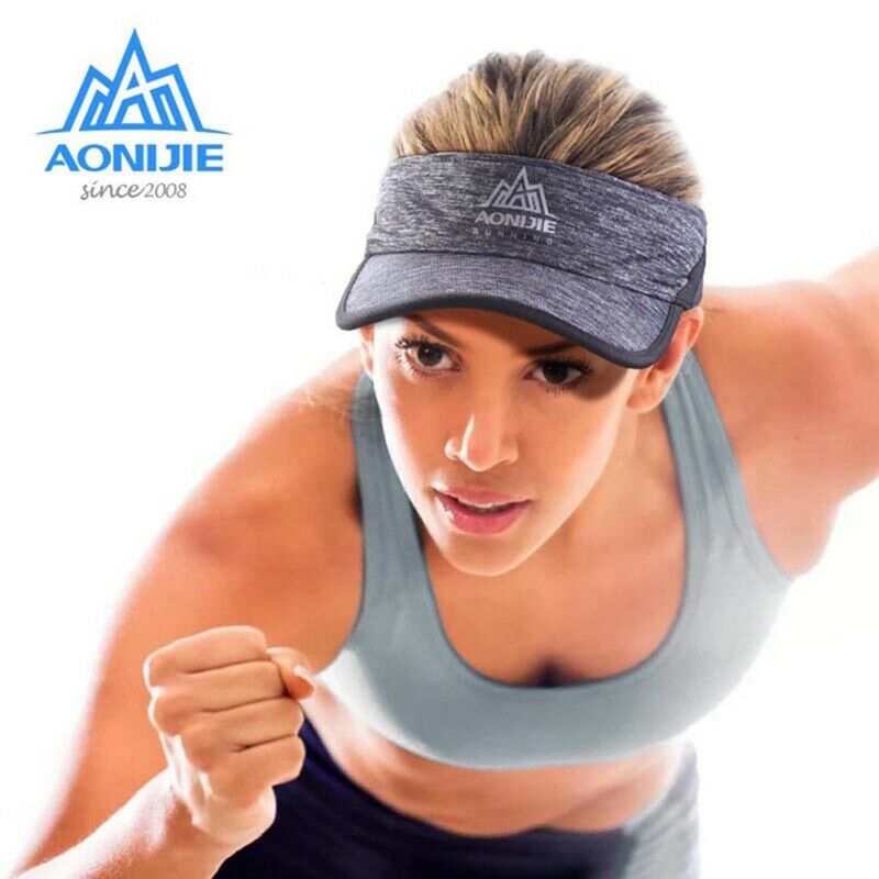 Aonijie Women Men Outdoor Running Hat Ultralight Quick Dry Visor Cap Sport  B9S2