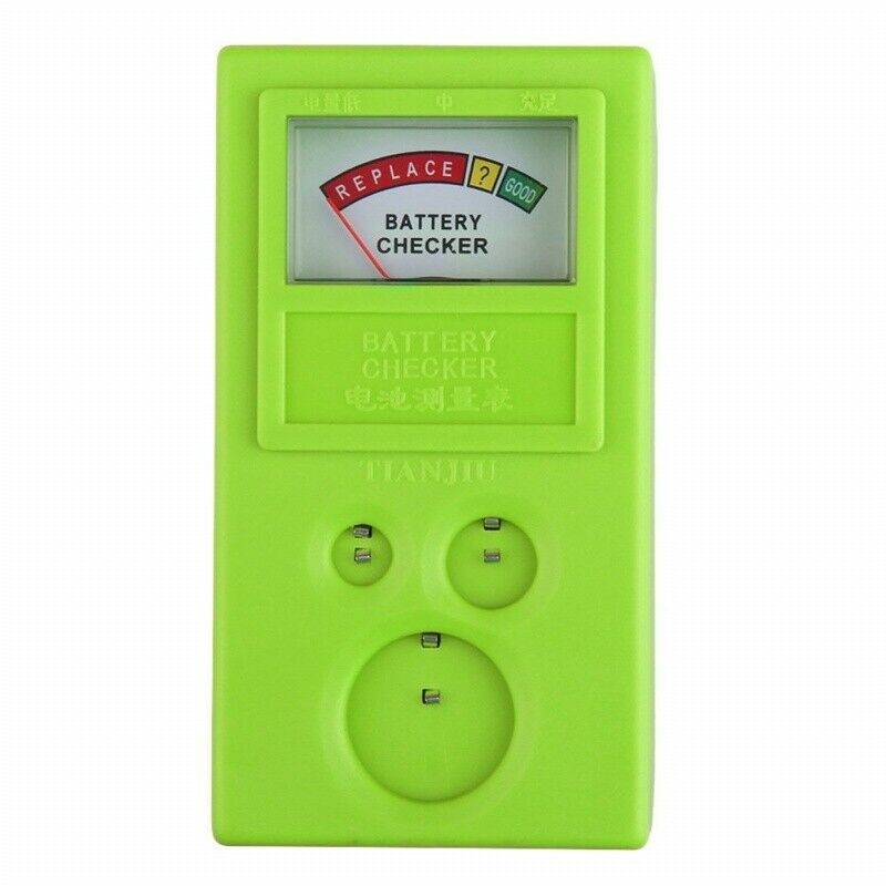 1.55V and 3V Button Cell Battery Checker Battery Tester Green