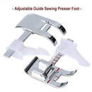 Sewing Machine Presser Foot Set-1/4 Inch Quilting Foot/Adjustable Guide Sew E4B1