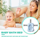 Polka Dot Multifunction Baby Bath Mat Cartoon Portable Soft Bath Tub Pad A