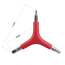 3 Way 4/5/6mm Bicycle Hex Wrench Stainless Steel Cycling Hex Wrench Spanner D2G7
