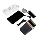 USB Electric Razor Beard Reciprocating Precision Grooming Trimmer for Men Black