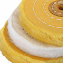 7 IN 1 Metal Polishing Buffing Cloth Wheel & Compound Polish Kit Fit for Drill #