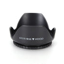 58mm Premium ABS Plastic Flower Shape Lens Hood For Canon WGBX