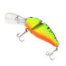 14 g 8.5 cm 2 Joint Hard Lure Crankbait Treble Hook Tackle Lure Real life-l