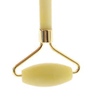 1PC Yellow Roller Natural Facial Care Tools Jade Face Massage Roller Beauty To%!