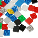 140pcs Square Button Cap Replace for 12x12x7.3mm Momentary Switch Tactile
