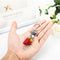 Tassel Lotus  8mm Beads Key Chain Ring Keychain Family Gift jewelry  LJJC,a