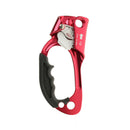 Left/Right Hand Ascender Climbing Equipment Arborist Mountaineering Red Left
