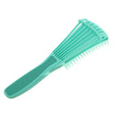 Salon Hair Curly Style Care Antistatic Barber Detangle Teasing Comb Green