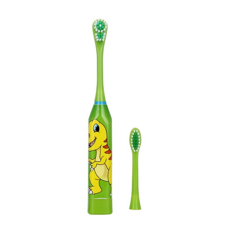 Azdent Children Electric Toothbrush Cartoon Pattern Double-Sided Tooth Brus G2C1