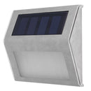LED Solar Power Sensor Wall Light Outdoor Corridor Garden Waterproof Lamp Steel
