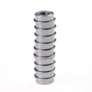 10pcs F686 F686ZZ Mini Metal Double Shielded Flanged Ball Bearings 6*13*5mm 3c