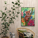 Cute Koala 5D DIY Full Round Drill Diamond Painting Art Mosaic Kits (B966)