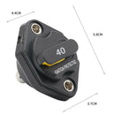 40A AMP Circuit Breaker Dual Battery Manual Reset IP67 W/proof 12V 32Volt