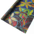 Glass Window Privacy Film Textured Floral Security Static Cling 45x100cm