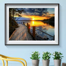 5D DIY Full Drill Diamond Painting Scenery Cross Stitch Mosaic Craft Kits