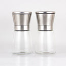 Ceramic Stainless Steel Mill Salt Pepper Manual Bottle Grinder Glass Bottle FT