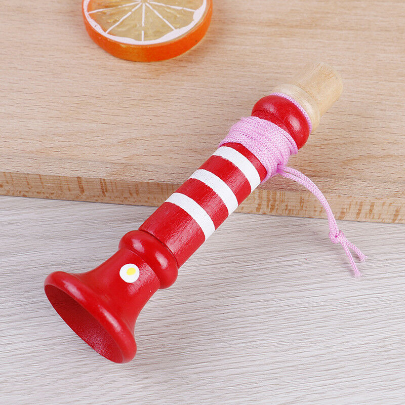 Baby wooden flute whistle toys educational toys kids musical instrument BX