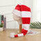1PC Funny Party Hat Christmas Hats Long Striped Felt Plush Hat Holiday Theme Hn