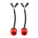 Pair D2 D2S D4C D4R HID Bulb Socket Harness Wiring Plug Connector Universal