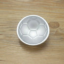 8pcs Aluminum Alloy Football Half Ball Cake Mould Easy Bake Pan DIY Baking Tool